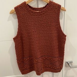 Sleeveless sweater